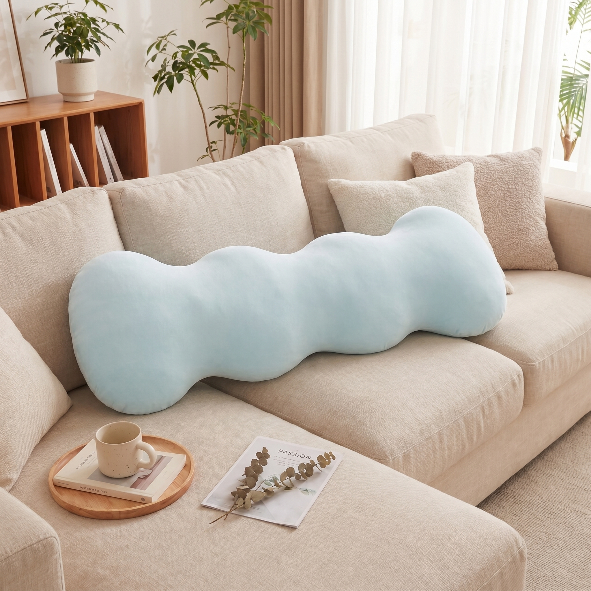 Cloud Shaped Long Body Pillow